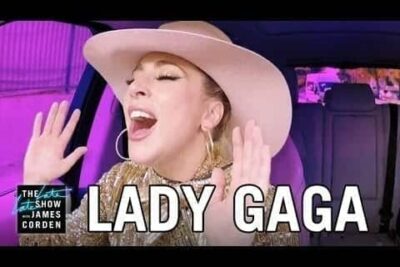 Lady Gaga en el Carpool Karaoke de James Corden