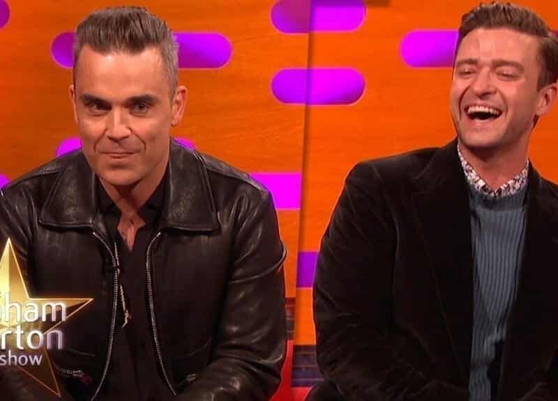 Robbie Williams contando sus intimidades… desternillante