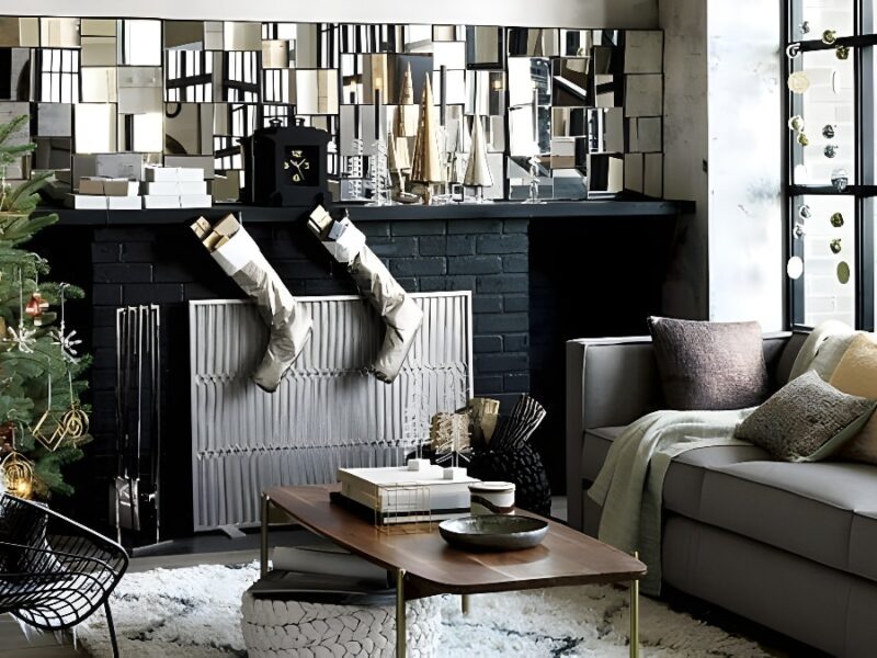 La decoración del estilo industrial para Navidad