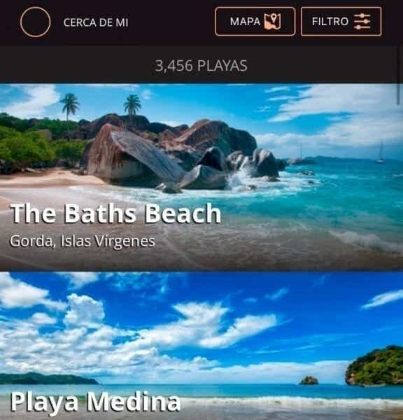 La app global labishi supera ya las 3.400 playas en más de 100 países
