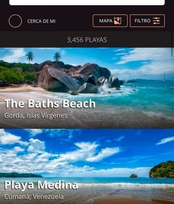 La app global labishi supera ya las 3.400 playas en más de 100 países