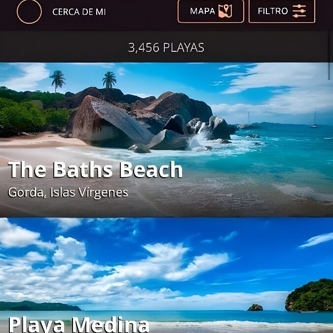 La app global labishi supera ya las 3.400 playas en más de 100 países