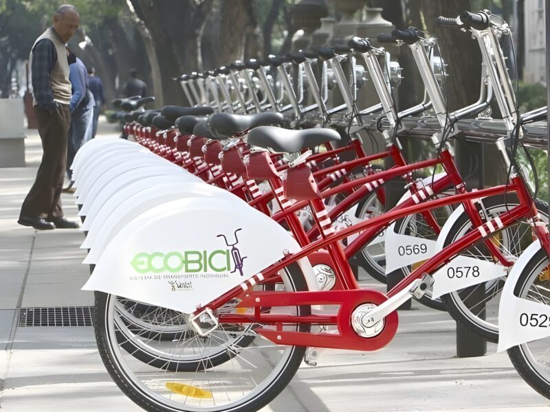 Las bicicletas se establecen en la ciudad de México