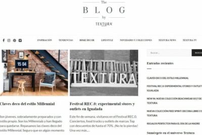 Textura Interiors lanza su nuevo blog de decoración