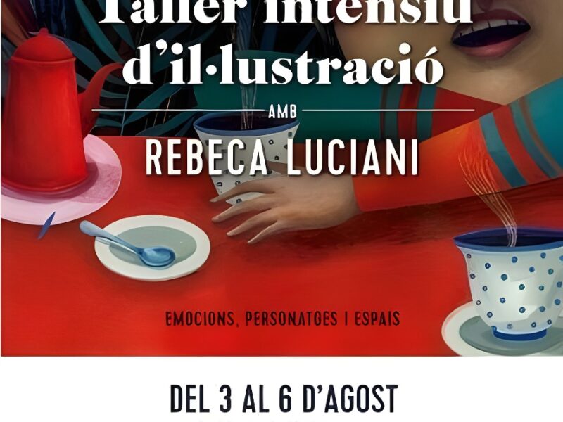 Taller de Ilustración con la reconocida artista Rebeca Luciani los días 3, 4, 5 y 6 de Agosto