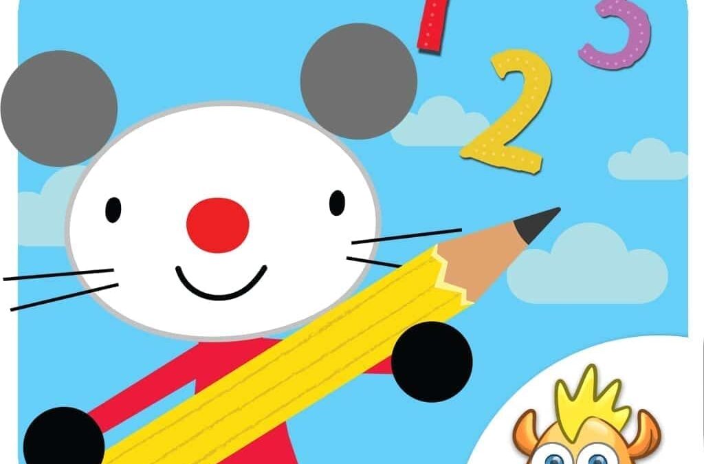 Arty Mouse, Números, la nueva app creativa para aprender los números y estimular la preescritura