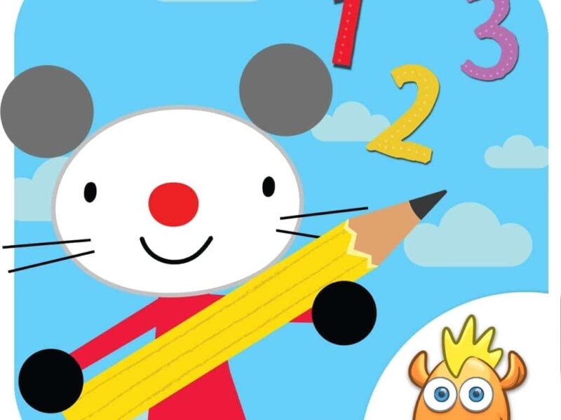 Arty Mouse, Números, la nueva app creativa para aprender los números y estimular la preescritura