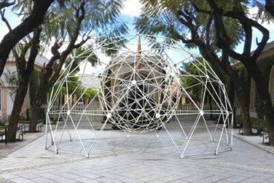 Una espectacular cúpula geodésica iluminará las Bodegas Osborne durante el Art Puerto 2017