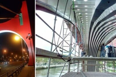 Los Arcos Rojos del Museo Guggenheim cumplen 10 años en octubre