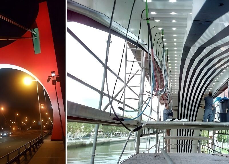 Los Arcos Rojos del Museo Guggenheim cumplen 10 años en octubre