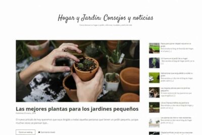 Hogar y Jardín, nuevo blog de artículos sobre jardinería