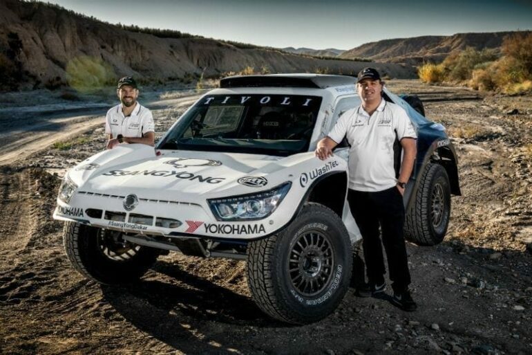 WashTec testigo del debut del equipo SsangYong en el Dakar 2018