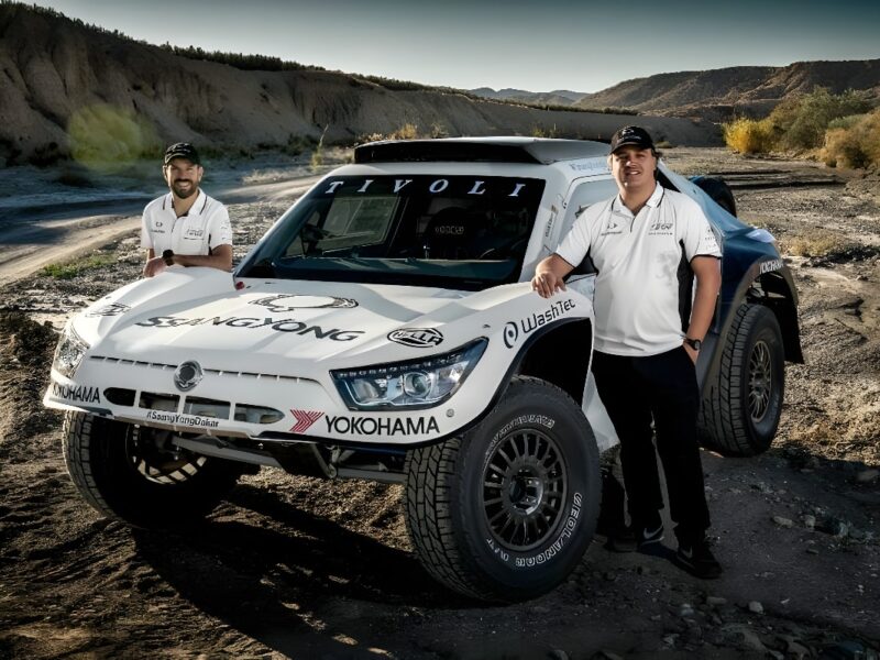 WashTec testigo del debut del equipo SsangYong en el Dakar 2018