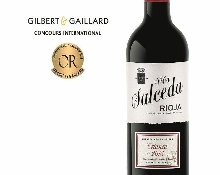 Gilbert& Gaillard premia con medalla de oro la armonía e intensidad aromática de Salceda Crianza 2015