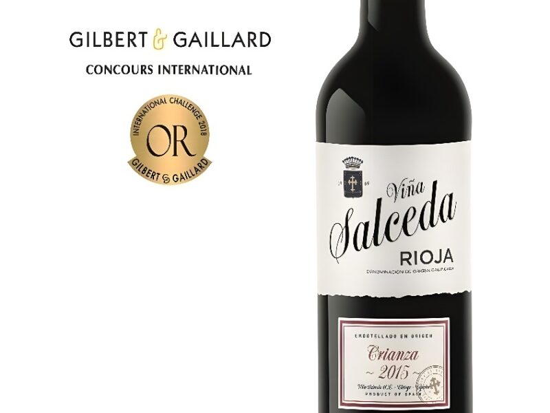 Gilbert& Gaillard premia con medalla de oro la armonía e intensidad aromática de Salceda Crianza 2015