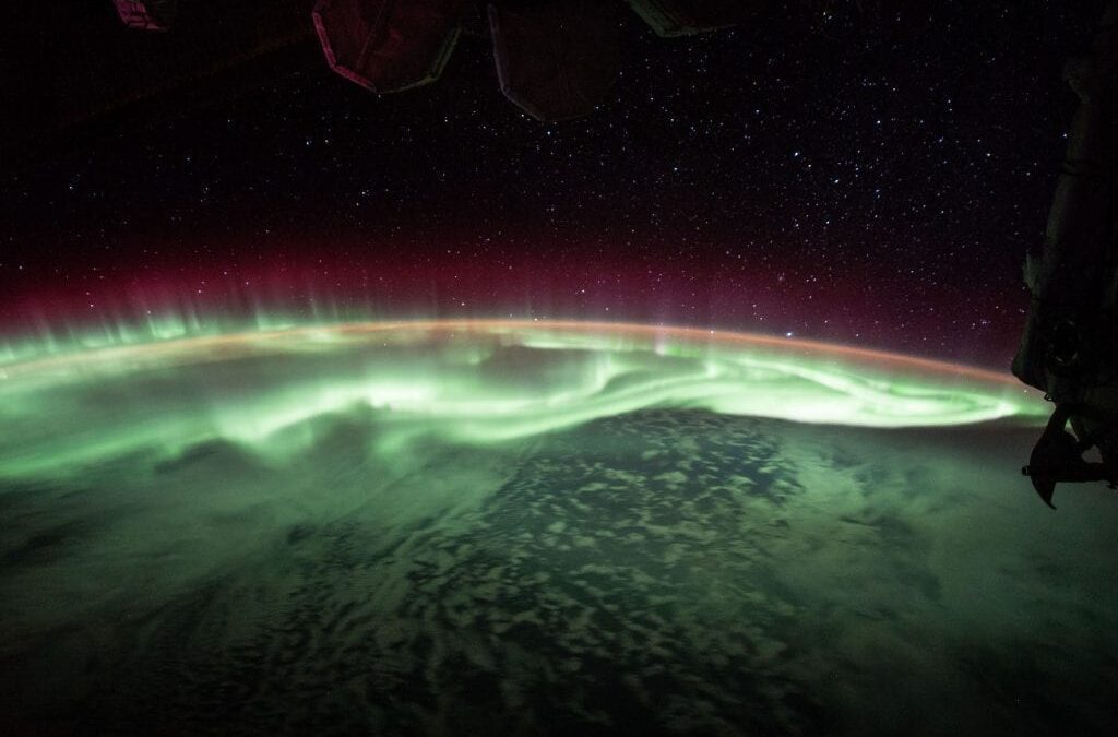 Aurora Vista Desde la ISS de la NASA