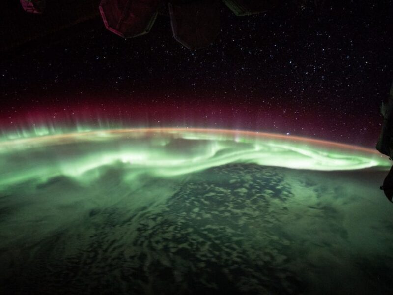 Aurora Vista Desde la ISS de la NASA