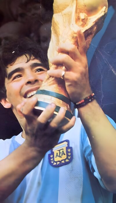 Diego Maradona en 1986