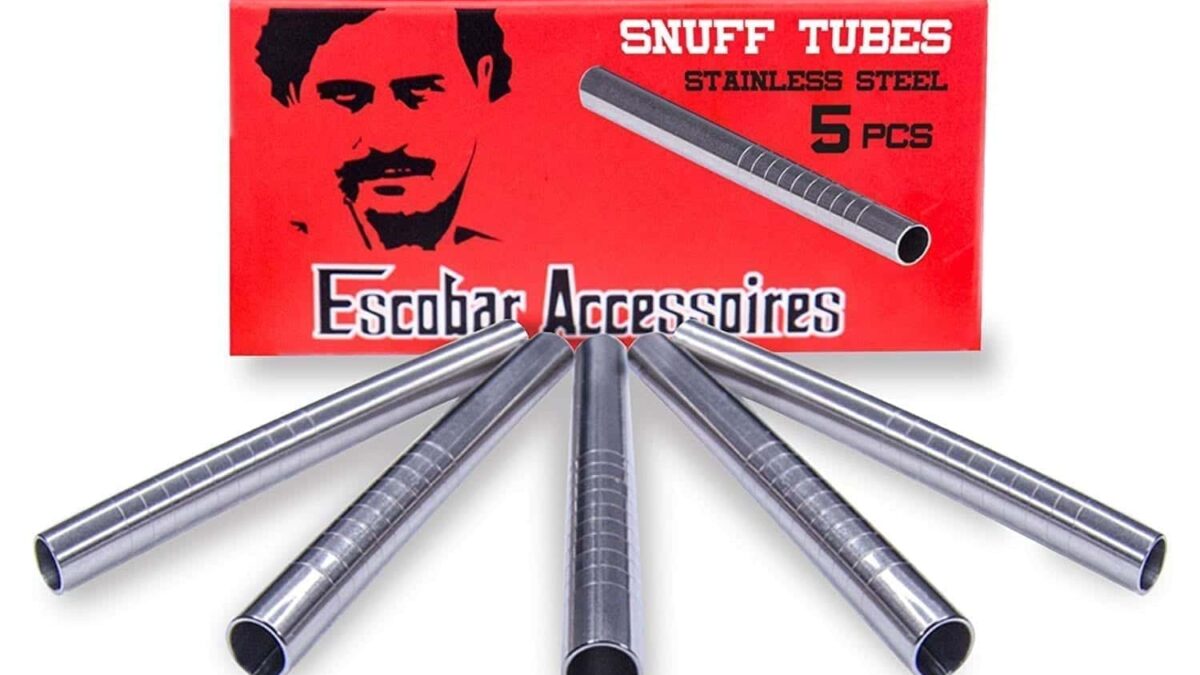 Tubos de Esnifar Marca Escobar