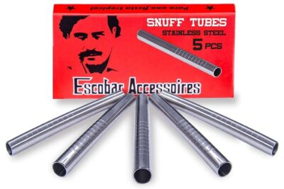 Tubos de Esnifar Marca Escobar
