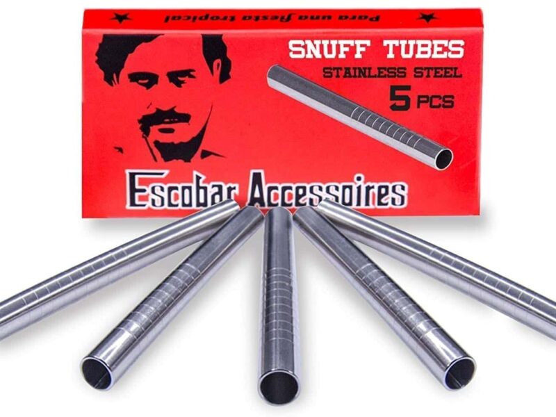 Tubos de Esnifar Marca Escobar