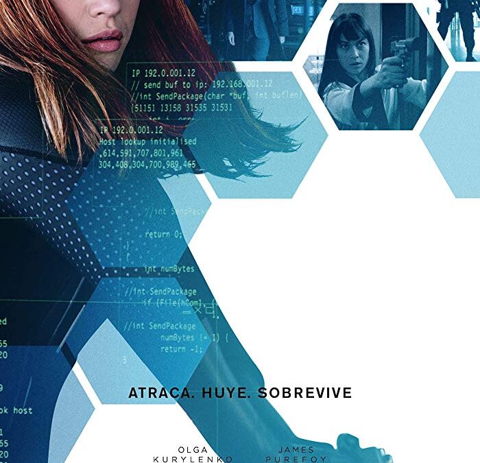 Momentum (2015): acción y disparos con chica guapa