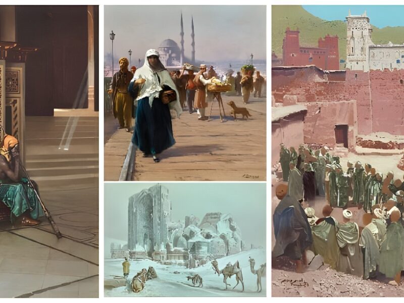 Sotheby’s Annual Orientalist Sale, featuring paintings representing North Africa, Egypt, Arabia, the Levant, Persia, and the Ottoman world