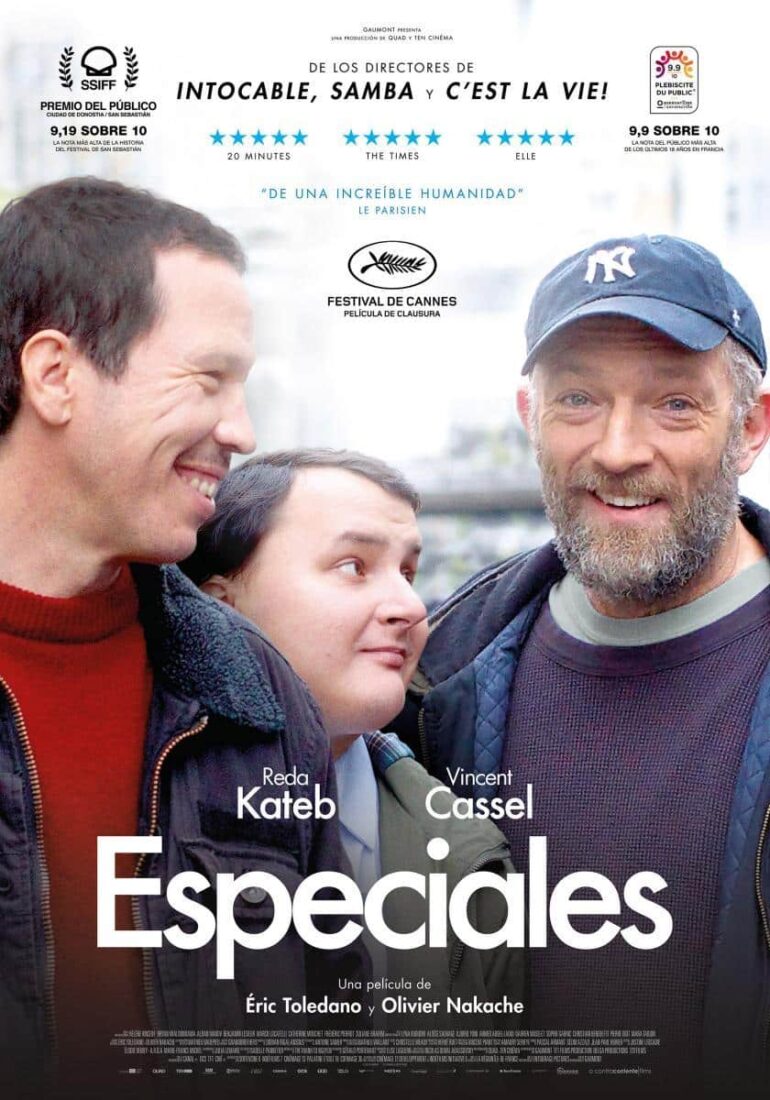 Especiales (Hors Normes). Película Vincent Cassel. Crítica, Reseña