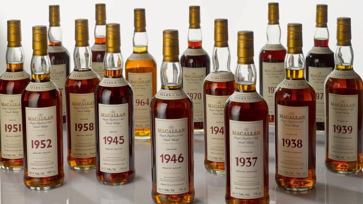 30 Extraordinary Whiskies from The Macallan Fine & Rare Series To Highlight Sotheby’s Online Wine & Spirits Sales This Month