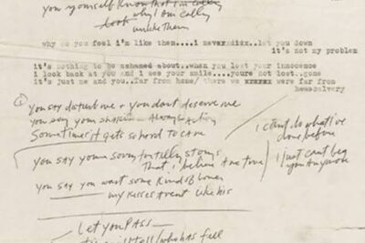 Original Bob Dylan Lyrics to Be Offered for Auction at Sotheby’s