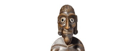 Incredibly Rare Easter Island Figure At Bonhams African And Oceanic Art Sale In Los Angeles
