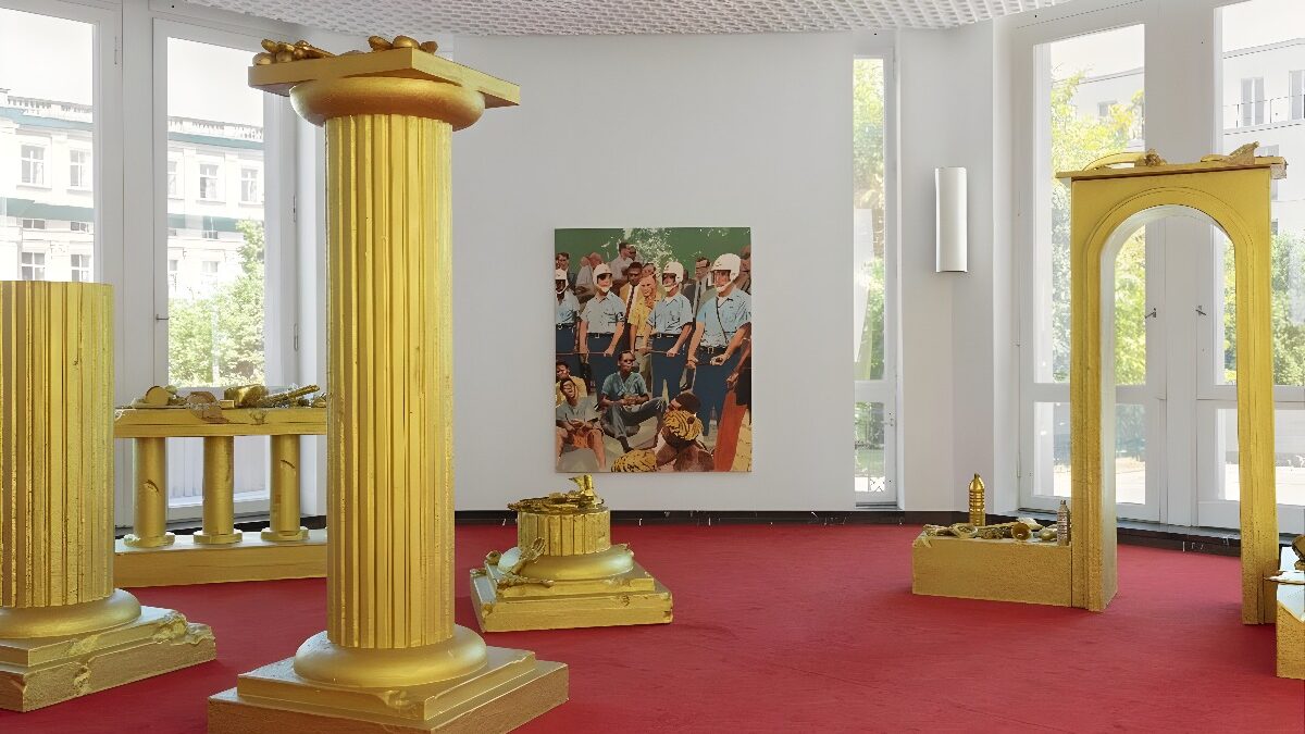 John Miller at the Schinkel Pavillon