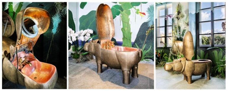 Eccentric Hippopotamus Bathroom Suite by François-Xavier Lalanne Makes a Splash, Selling for $2.4 Million at Sotheby’s in Paris