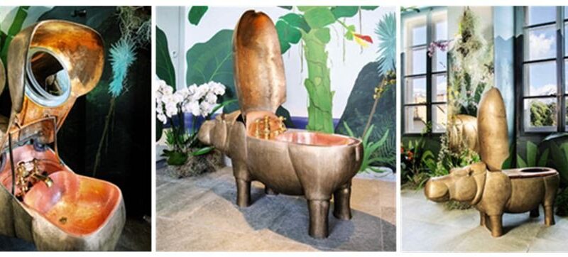 Eccentric Hippopotamus Bathroom Suite by François-Xavier Lalanne Makes a Splash, Selling for $2.4 Million at Sotheby’s in Paris