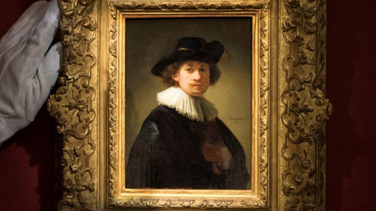 New auction record for a self-portrait by Dutch Master Rembrandt Van Rijn