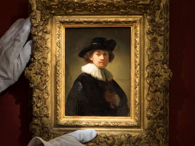 New auction record for a self-portrait by Dutch Master Rembrandt Van Rijn
