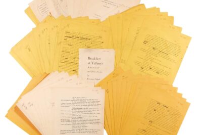 Breakfast At Tiffany’s Typescript Sells for £377,000 at Sotheby’s