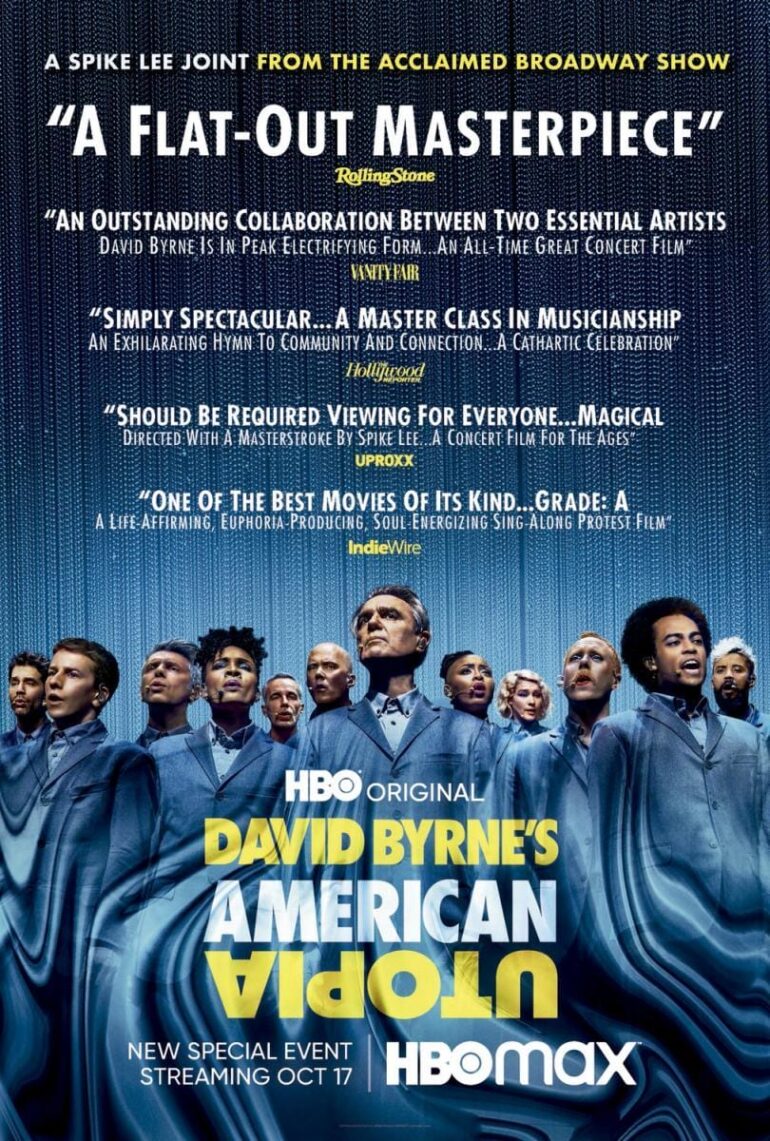 DAVID BYRNE’S AMERICAN UTOPIA Debuts October 17, Exclusively On HBO