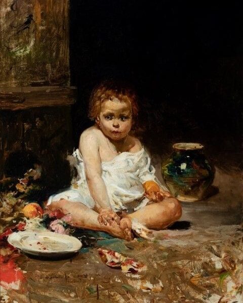 Setdart Subastas presenta una obra inédita del joven Sorolla, «El Niño de la Granada»