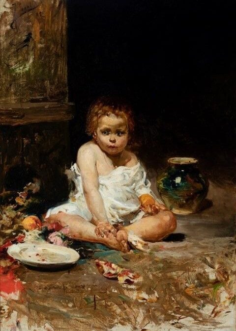 Setdart Subastas presenta una obra inédita del joven Sorolla, «El Niño de la Granada»