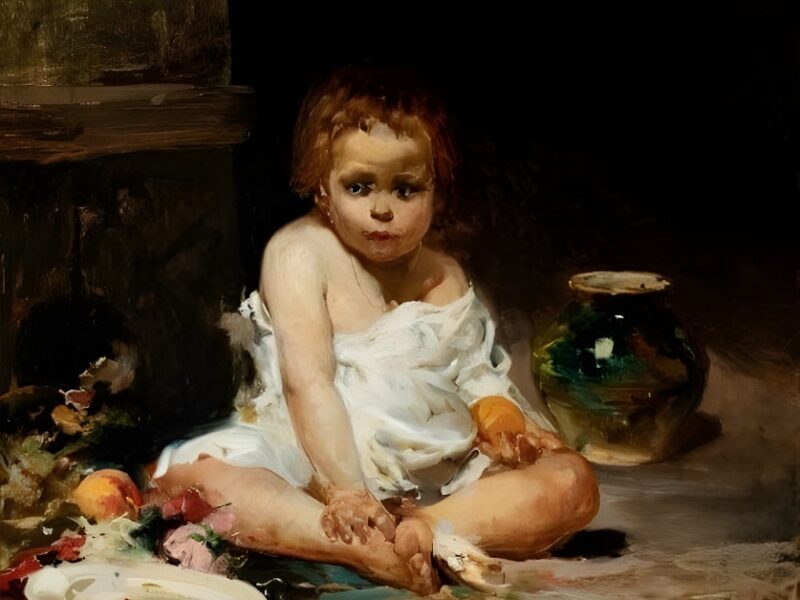 Setdart Subastas presenta una obra inédita del joven Sorolla, «El Niño de la Granada»
