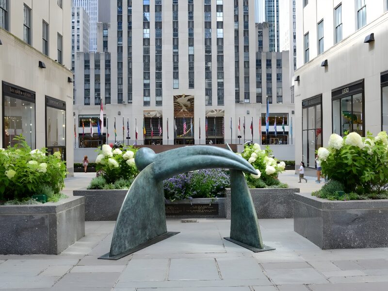 Metro Pictures. Camille Henrot in Frieze Sculpture at Rockefeller Center