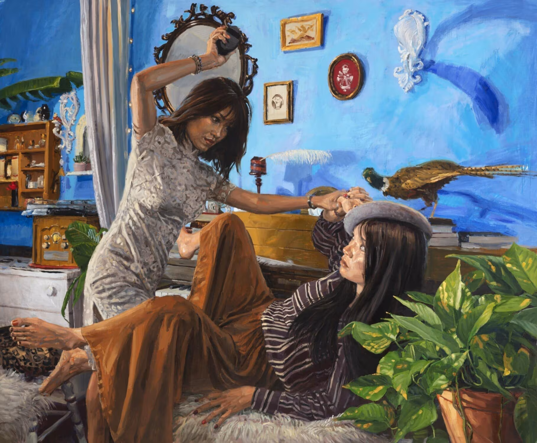 MICHELE DEL CAMPO_Best Friends_140 x 170cm._óleo sobre lino