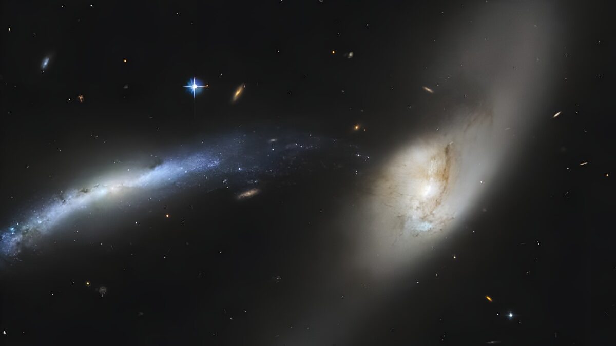 Cascada Galáctica: Espectaculares Imágenes desde el Hubble