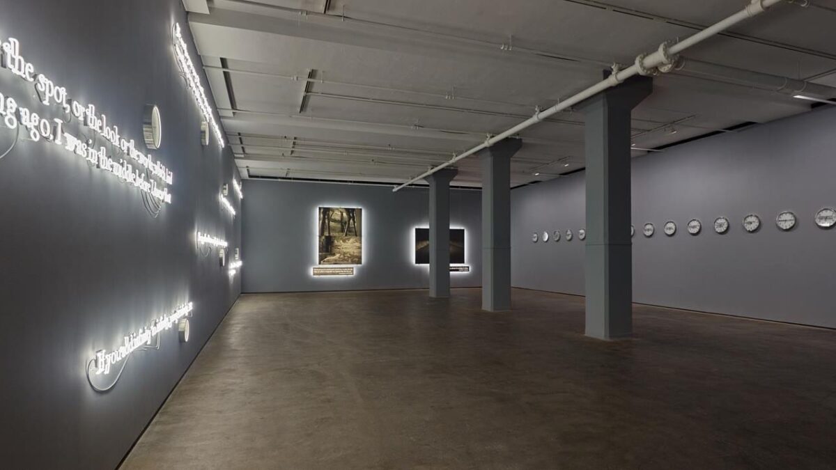 Sean Kelly Gallery. Closing next week: Joseph Kosuth ‘Existential Time’