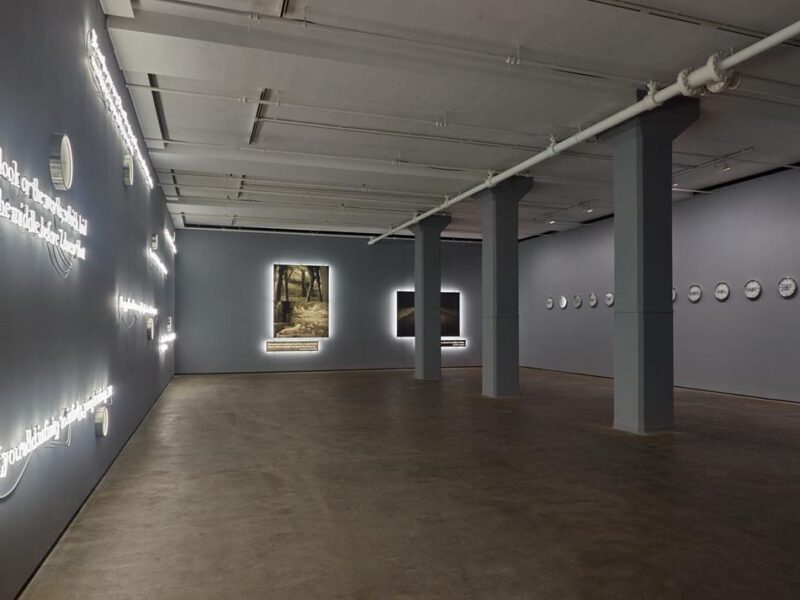 Sean Kelly Gallery. Closing next week: Joseph Kosuth ‘Existential Time’