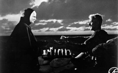 El séptimo sello, la película de Ingmar Bergman en la que un caballero juega ajedrez con la Muerte mientras el cielo calla