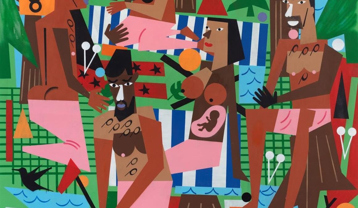 NYC Exhibitions. Nina Chanel Abney. Jack Shainman Gallery