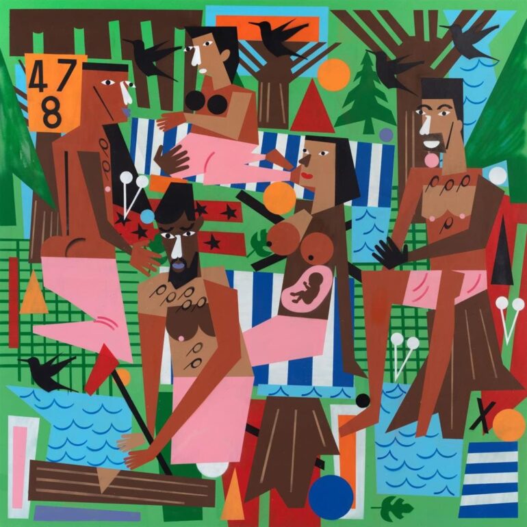 NYC Exhibitions. Nina Chanel Abney. Jack Shainman Gallery