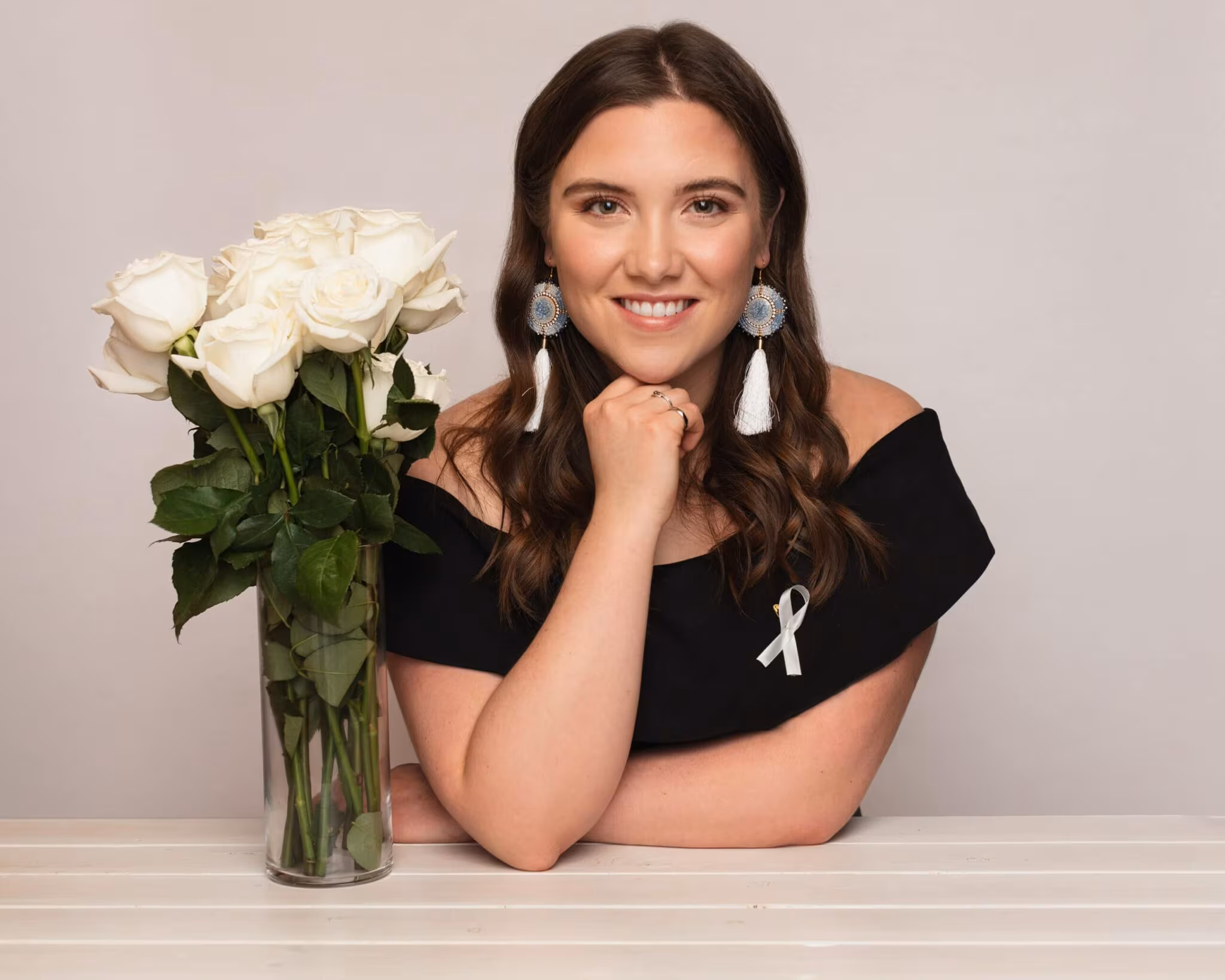 COMMÉMORATION DU 6 DÉCEMBRE 1989 | Brielle Chanae Thorsen, sixième récipiendaire de la bourse de l’Ordre de la rose blanche offerte par Polytechnique Montréal. Crédit photo : Chris Noakes (Groupe CNW/Polytechnique Montréal)
